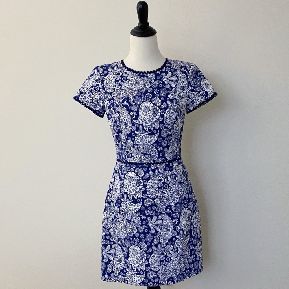 Brooks Brothers Tailored Paisley Dress